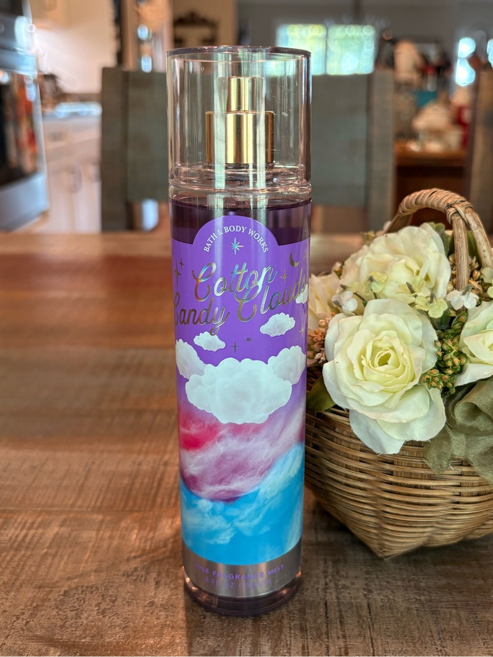 NEW Bath & Body Works COTTON CANDY CLOUDS Fine Fragrance Spray FULL SIZE 8 oz!